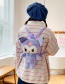 Fashion Purple Plush Bunny Backpack