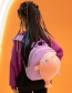 Fashion Pink Cartoon Children Stick Dolphin Backpack