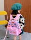 Fashion Pink Small Dinosaur Print Backpack