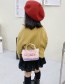 Fashion Yellow Cotton And Linen Stickers Bowknot Pearl Portable Messenger Bag