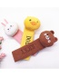 Fashion Coffee Color Bear Plush Bear Safety Belt Protective Cover