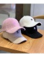 Fashion By【white】 Letter Embroidered Baseball Cap