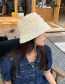 Fashion 【beige】 Short Brim Textured Seersucker Fisherman Hat