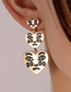 Fashion Love Alloy Geometric Love Emoji Earrings