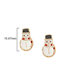 Fashion Snowman Christmas Snowman Stud Earrings