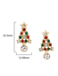 Fashion Christmas Tree Earrings Alloy Christmas Tree Earrings