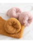 Fashion Pink Mink Fleece Plus Fleece Tube Socks