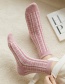 Fashion Small Square Check Embroidered Cotton Tube Socks