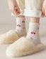 Fashion Khaki Thick Geometric Print Socks