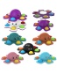 Fashion Octopus Gyro-dark Green Silicone Pressing Octopus Decompression Toy