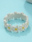Fashion White Alloy Flower Ring