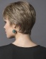 Fashion Photo Color Short Straight Hair High Temperature Silk Chemical Fiber Wig Headgear