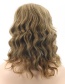 Fashion 7250-a Gold Coloren No Scalp High Temperature Silk Curly Hair Hood