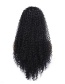 Fashion Photo Color Fluffy Long Curly Hair Ice Silk Turban Wig Set