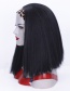 Fashion Photo Color Fluffy Long Straight Hair Wig Headgear
