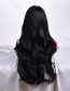 Fashion Black Big Wave Curly Hair Synthetic Headgear