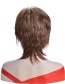 Fashion Photo Color Short Hair Textured Chemical Fiber Wig Headgear