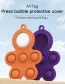 Fashion Pet Three Generation Vertical Board-orange Silicone Press Protective Sleeve
