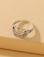 Fashion Silver Color Alloy Gesture Heart Ring