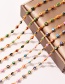 Fashion Color-2 Copper Dripping Eye Chain Accessories (100cm)