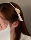 Fashion White Alloy Diamond-studded Fabric Bow Headband