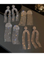 Fashion Jellyfish-gold Coloren Copper And Diamond Jellyfish Tassel Earrings