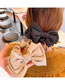 Fashion Black Silk Three-layer Bow Hair Tie