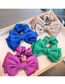 Fashion Bv Green Silk Three-layer Bow Hair Tie