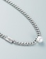 Fashion Silver Color Titanium Steel Letter Brand Pearl Double Necklace