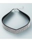 Fashion Silver Color Multi-layer Full Diamond Necklace