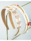 Fashion 5 Hearts Alloy Diamond Love Headband