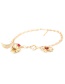 Fashion Color Mixing Alloy Pomegranate Flower Necklace