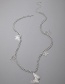 Fashion Silver Butterfly Hollow Single Layer Waist Chain