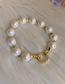 Fashion Gold Diamond Ring Pearl Bracelet