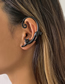 Fashion Unilateral Black Metal Three-dimensional Cat Ear Clip