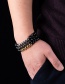 Fashion 2# Hematite Geometric Beaded Bracelet