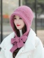 Fashion Beige Woolen Knitted Pearl Lace Scarf One-piece Suit