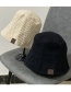 Fashion Beige Woolen Patch Fisherman Hat