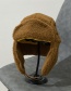 Fashion White Lamb Wool Digital Embroidery Ear Protection Lei Feng Hat