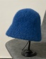 Fashion Caramel Colour Plush Lamb Wool Fisherman Hat