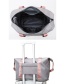 Fashion Gray Dry And Wet Separation Large-capacity Single Shoulder Bag