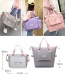 Fashion Grape Purple Dry And Wet Separation Large-capacity Single-handle Shoulder Bag