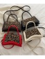 Fashion Brown Pu Leopard Stitching Crossbody Bag