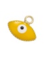 Fashion Yellow Copper Dripping Eyeball Diy Accessories