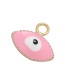 Fashion Pink Copper Dripping Eyeball Diy Accessories