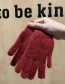Fashion Turmeric Rabbit Fur Plus Velvet Finger Gloves