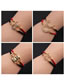 Fashion Cb00184+red String Copper Inlaid Zirconium Star And Moon Bracelet