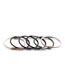 Fashion 6# Titanium Steel Leather Cord Magnetic Clasp Bracelet