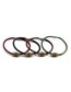 Fashion K Stainless Steel Crown Multicolor Magnetic Clasp Bracelet