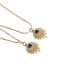 Fashion 00974yh 40+5cm Bead Chain Copper And Gold-plated Oil Dripping Eye Necklace